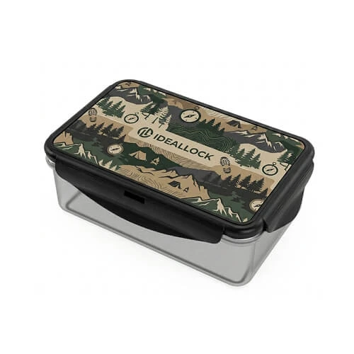 FDA Certified 1.1l Food Box With Inner Film Sticker